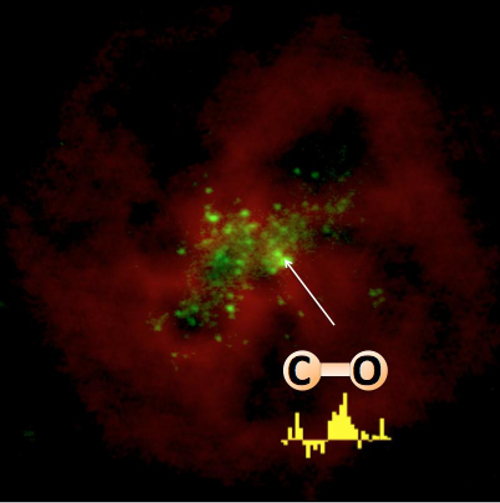  科學(xué)家發(fā)現(xiàn)化石星系中的一氧化碳?xì)怏w